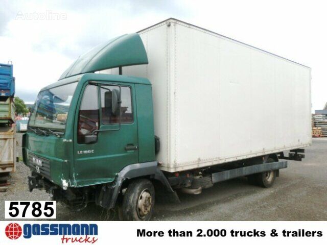 MAN L33 8.180 C 4x2, Unfallfahrzeug mit box truck