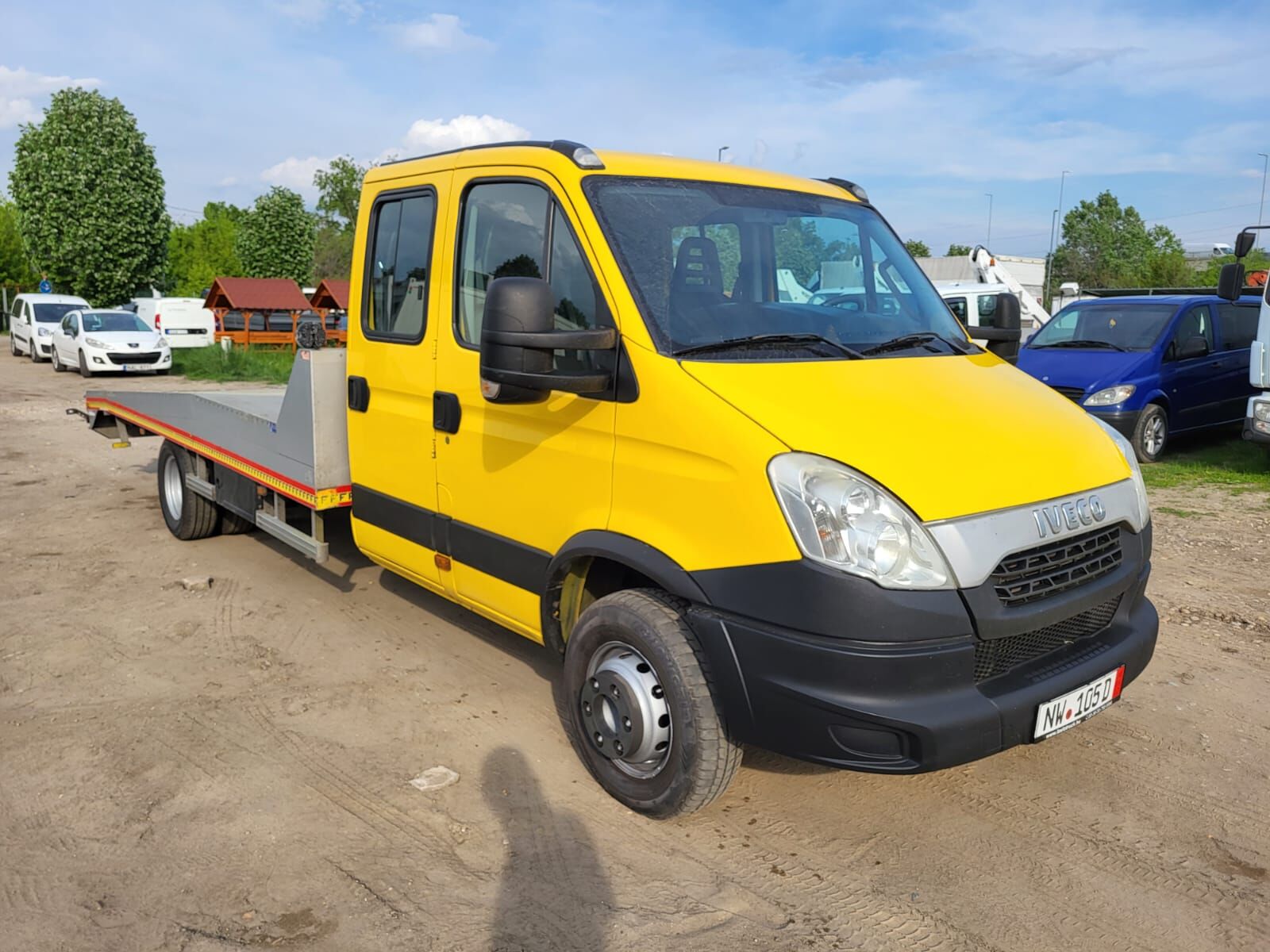 IVECO Daily 65 C 17 DOKA Trailer - Autószállító car transporter