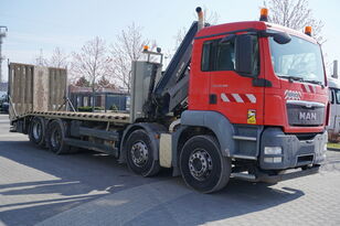 MAN TGS 35.360 E5 EEV 8×2 / HDS HIAB XS 166 HIDUO / Tow truck car transporter