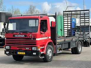 Scania 93M 210 OPRIJ WAGEN BLADGEVEERD! car transporter