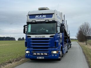 Scania R480 car transporter + car transporter trailer