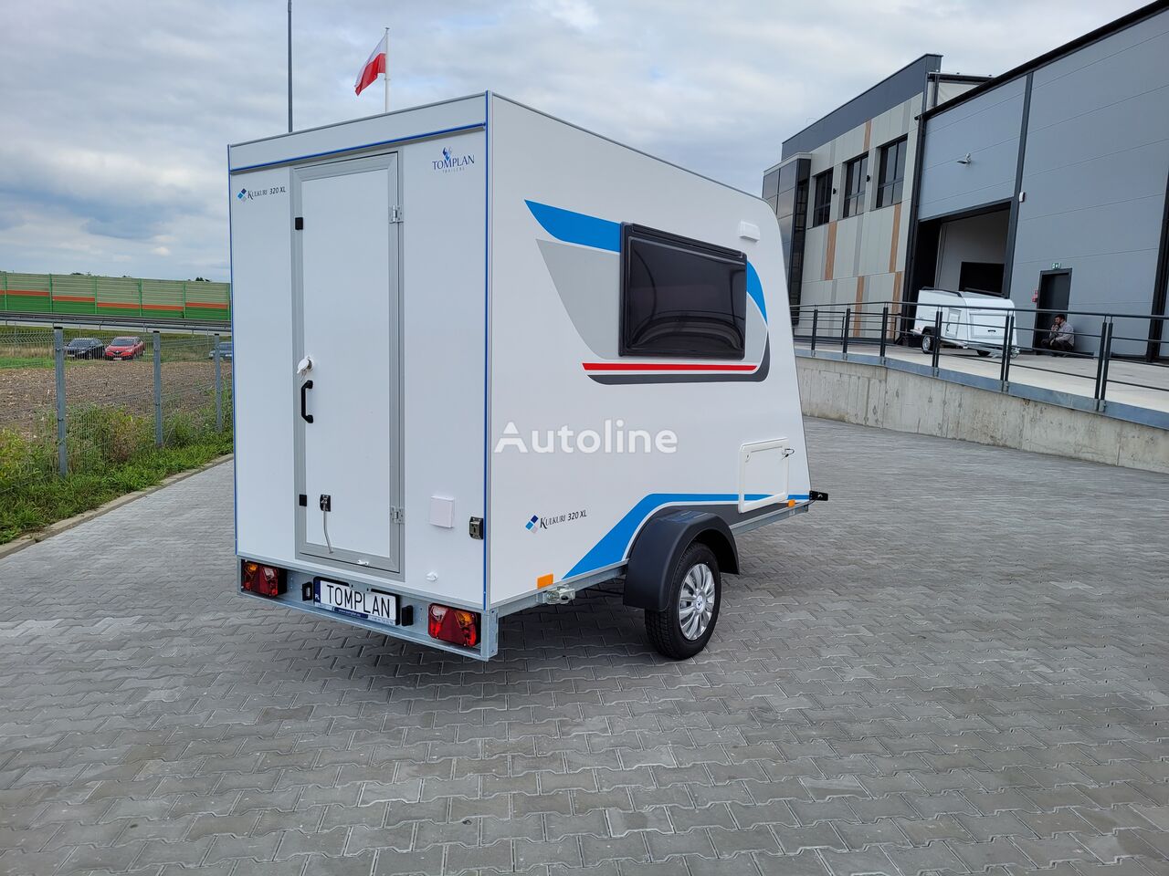 new Tomplan KUBIX Caravan Cargo MIDI CARGO XL 320x150x180 caravan trailer
