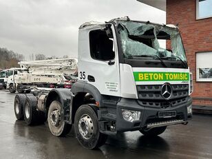 damaged Mercedes-Benz 3540 8x4 chassis truck