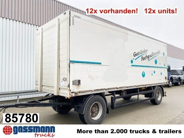 Orten PRASQ 18 Getränkeanhänger, Stapleraufnahme closed box trailer