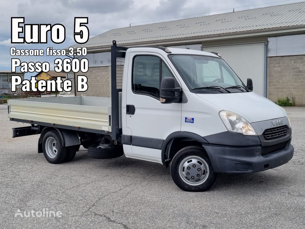 IVECO Daily 35C13 Cassone Fisso MOTORE RIFATTO NUOVO flatbed truck < 3.5t