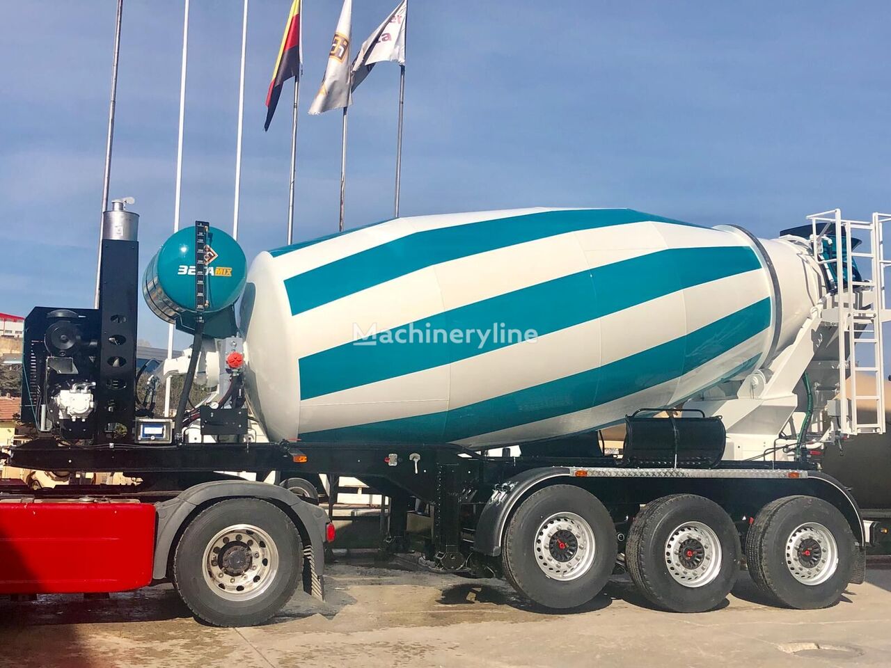 new Betamix concrete mixer semi-trailer