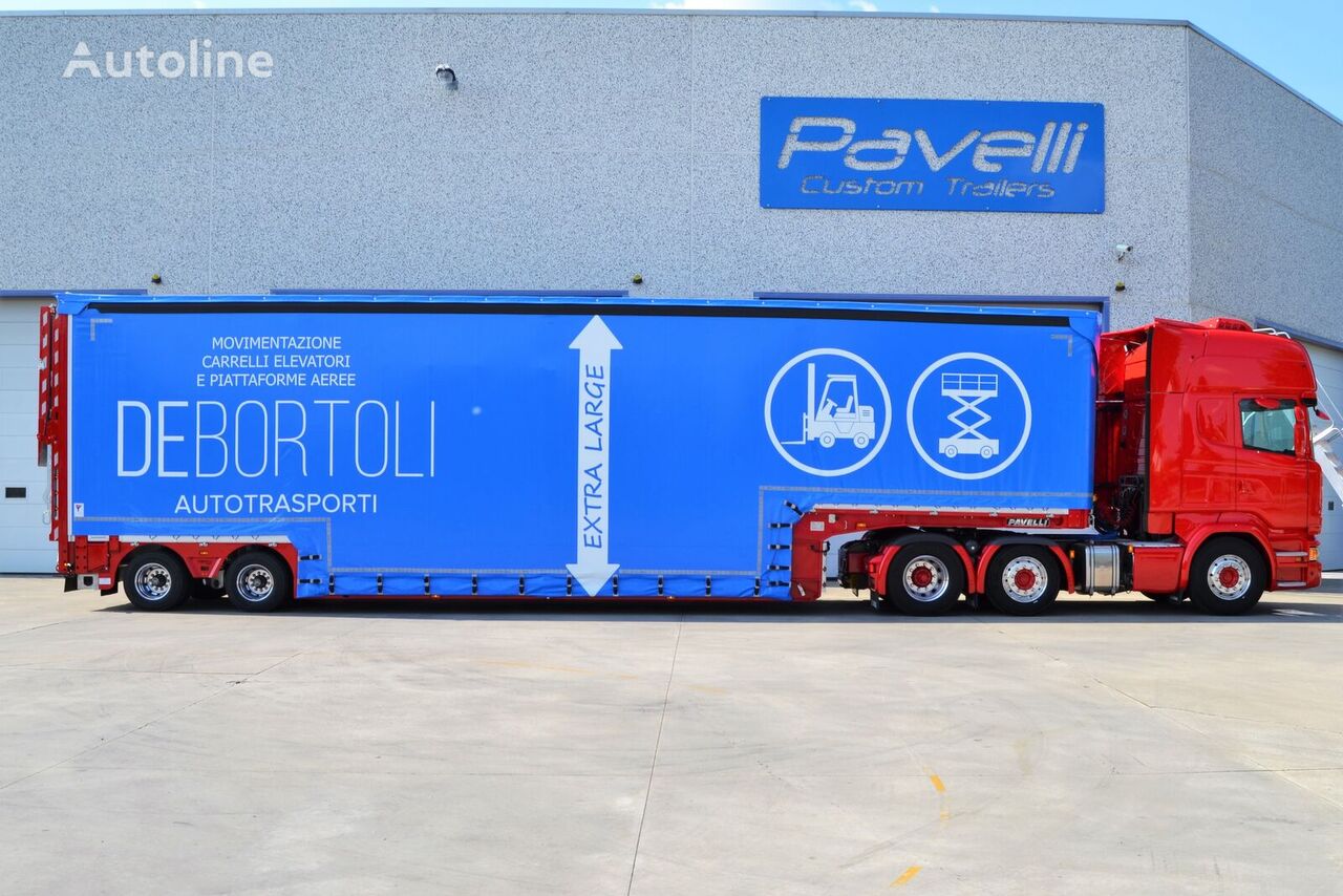new Pavelli CURTAINSIDER curtain side semi-trailer