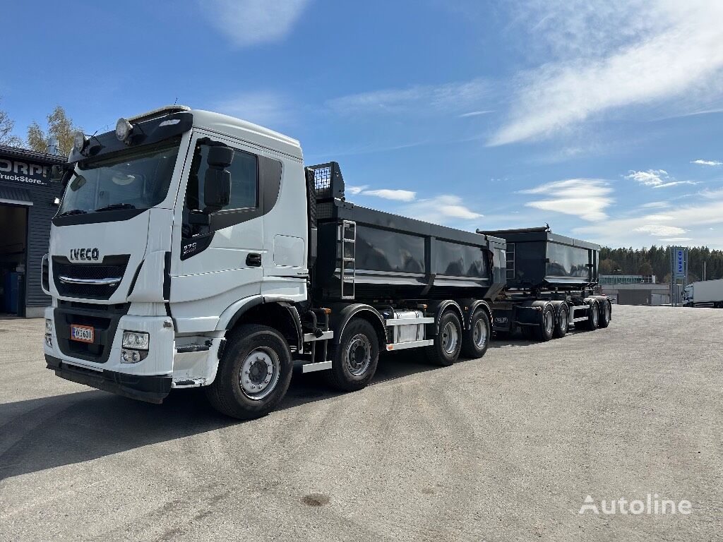 IVECO X-Way AS350S57 8x4 slp 2+2 pv dump truck