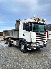 Scania R124 *6x2 *MANUAL *FULL STEEL dump truck