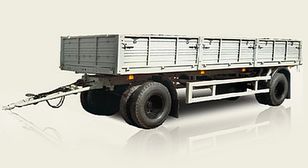 new MAZ 837810 flatbed trailer