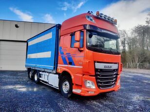 DAF XF 106.460 SSC - 6x2 - EURO 6 - BI COOL- VERY GOOD CONDITION flatbed truck