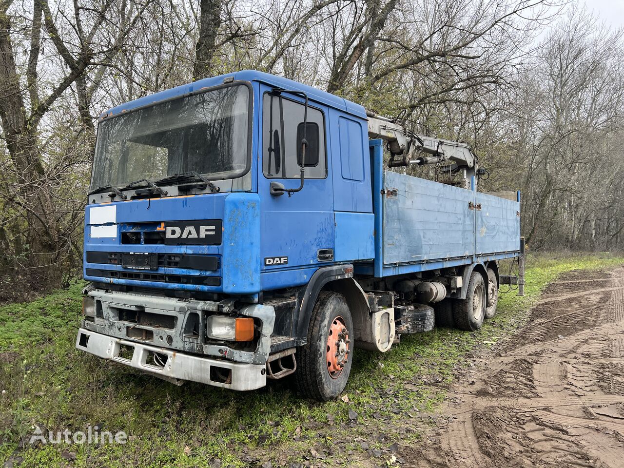 DAF XF 95 380 ATI  flatbed truck