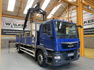 MAN TGM 18.250 *EURO 6*, 4X2 18 TONNE BRICK GRAB – 2015 – DG65 ZPR flatbed truck