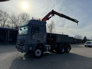 Mercedes-Benz 3344K 6x4 Flatbed + Crane Fassi F235XP flatbed truck