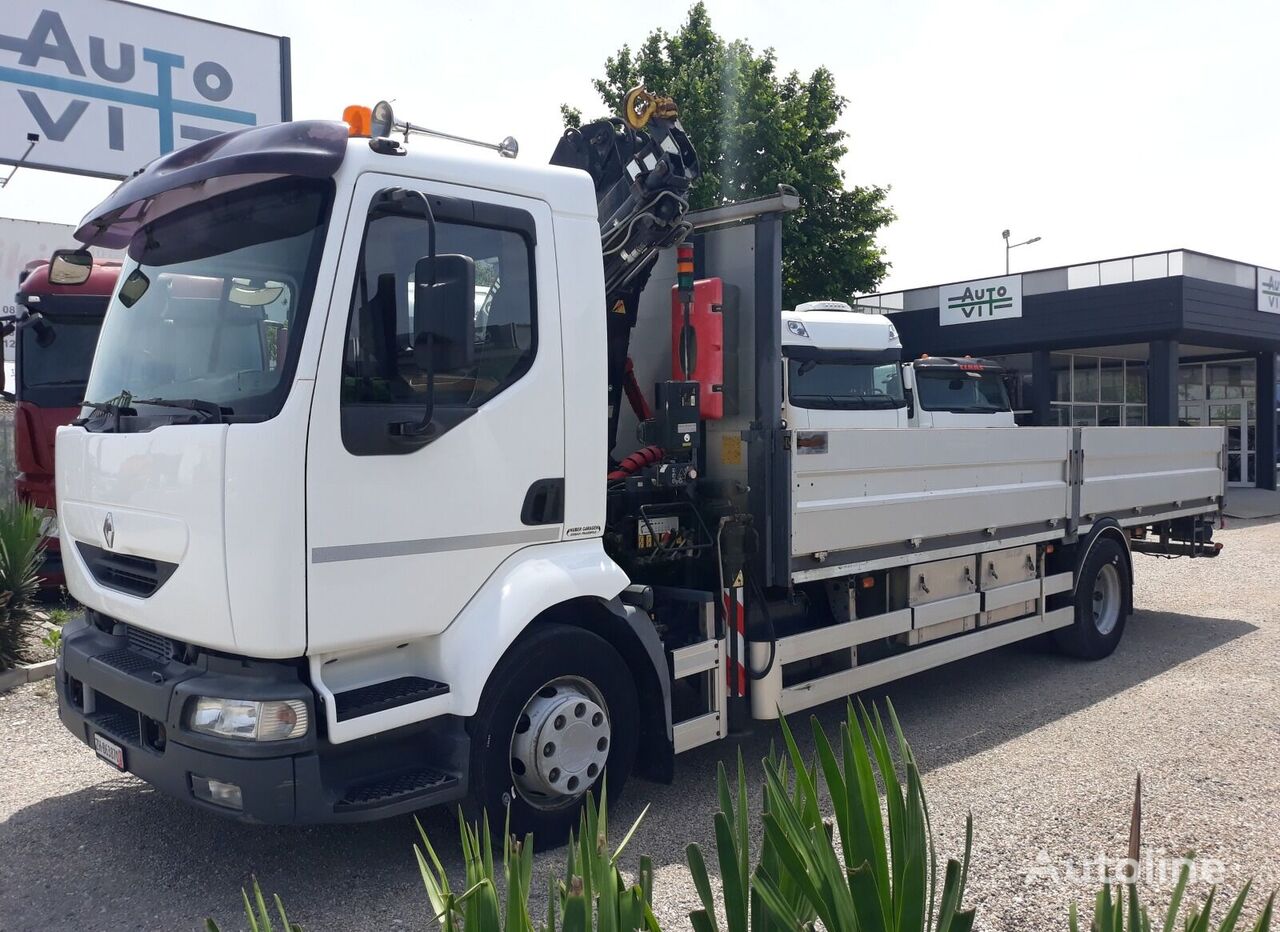 Renault Midlum KRAN 10,40m flatbed truck