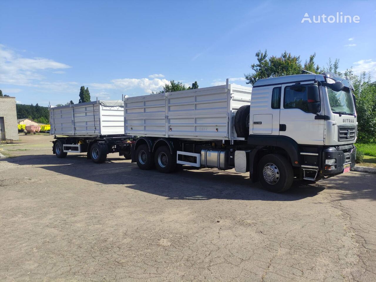 new Sitrak VARZ 3544 grain truck + grain trailer