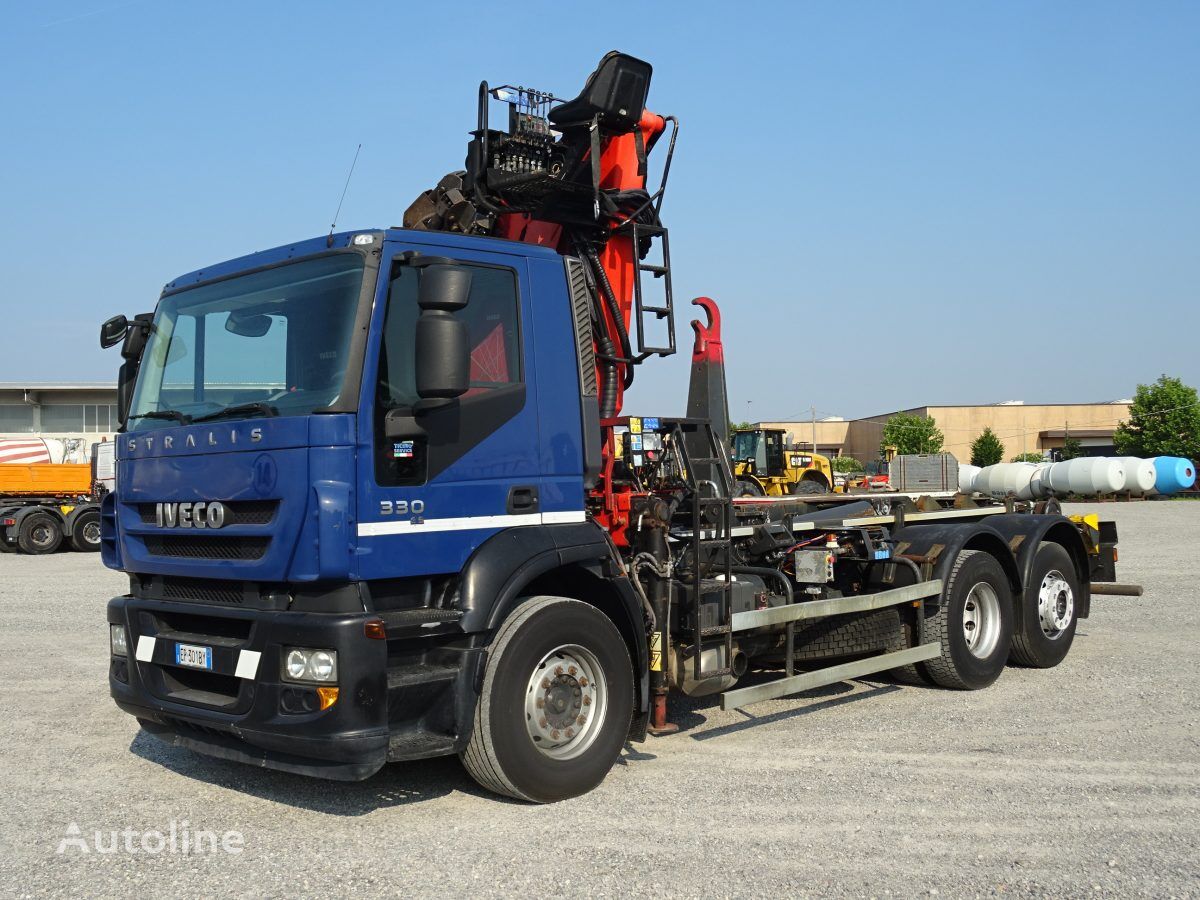 IVECO STRALIS 330 hook lift truck