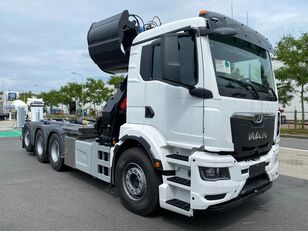 new MAN TGS 35.430 8x4-4 BL | HMF kraan 1943-Z2 + HyvaLift haakarm 26-57 hook lift truck