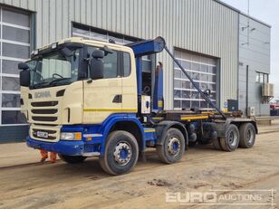 Scania 2012 Scania 8x4 Hook Loader Lorry, Reverse Camera, A/C, Manual G hook lift truck