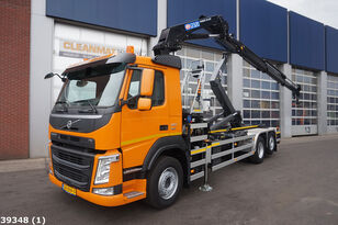 Volvo FM 410 HMF 23 ton/meter laadkraan hook lift truck