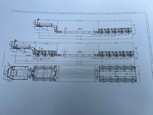 Langendorf bis 120 to Nutzlast low bed semi-trailer