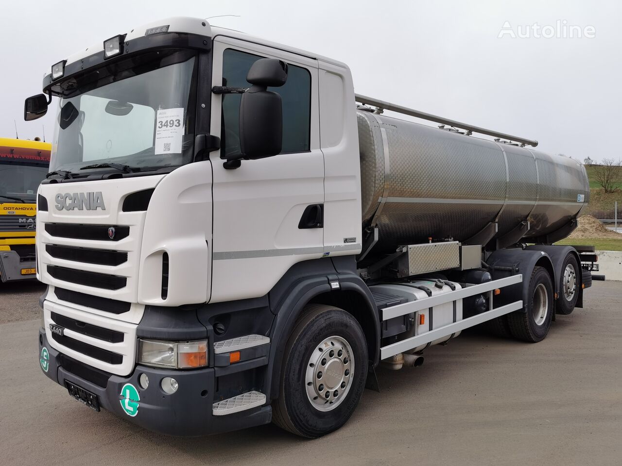 Scania R440 LB  milk tanker