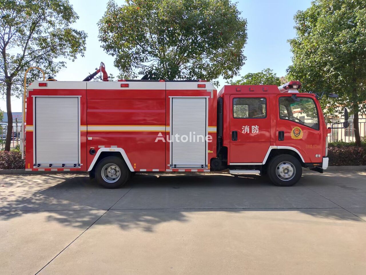 new Isuzu 700P fire truck