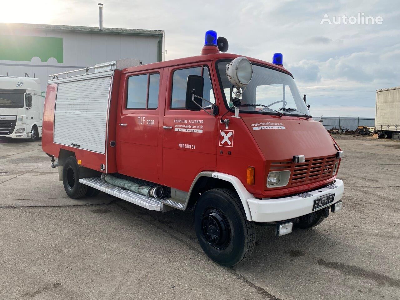Steyr hasičské vozidlo/ hasičská cisterna VIN 194 fire truck