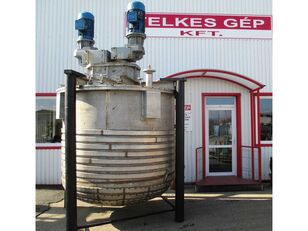 6000 Liter heiz-/kühlbarer Tank mit Koaxialrührwerk aus V2A (Rah intermediate bulk container