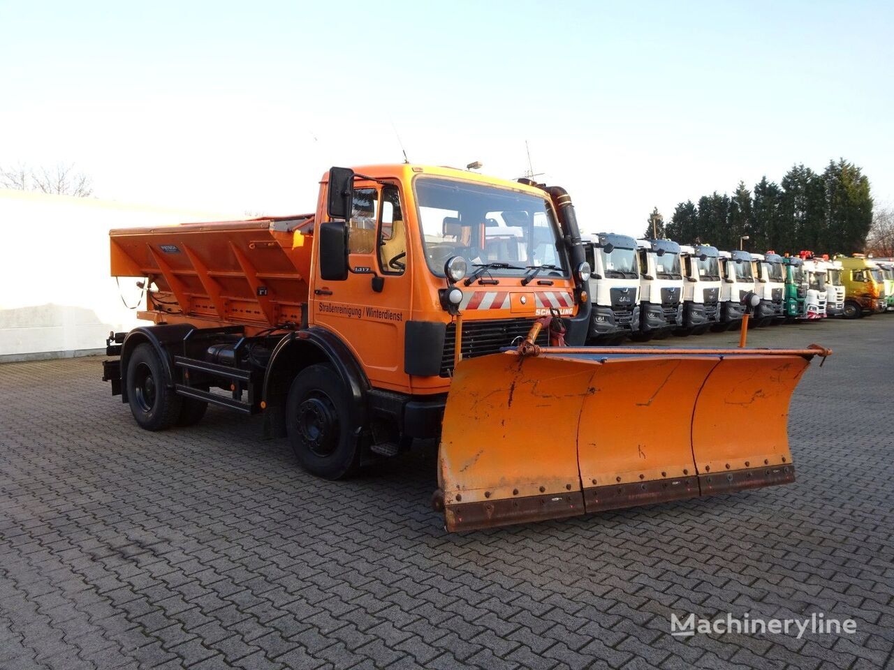 Mercedes-Benz 1417 Hókotró,sószóró snow removal machine