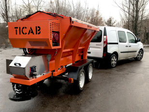 new Ticab Salt and sand spreader RPS-1500 with trailer trailed gritter