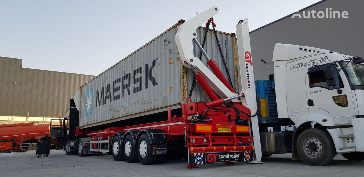 new GURLESENYIL container side loader  container chassis semi-trailer