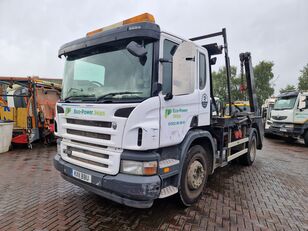 Scania P230 skip loader truck