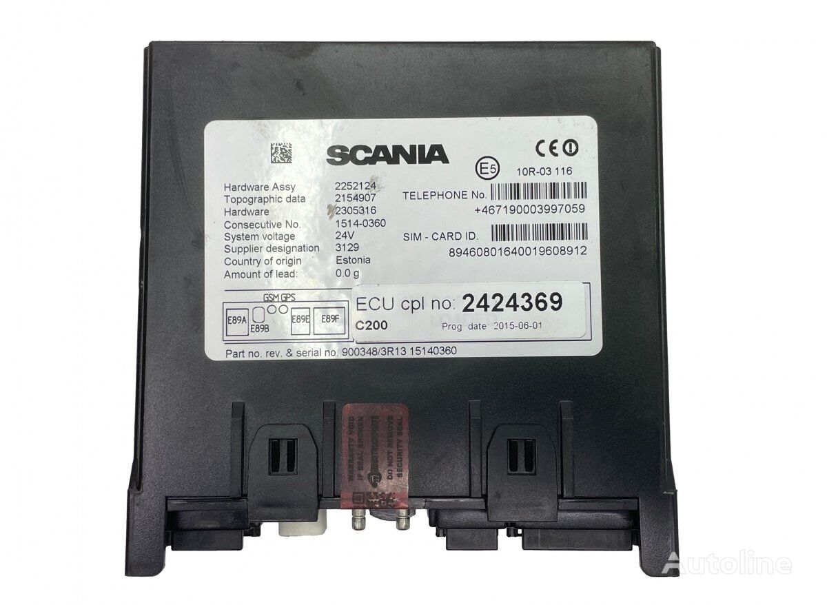 Scania K-Series (01.12-) 1852553 control unit for Scania K,N,F-series bus (2006-)