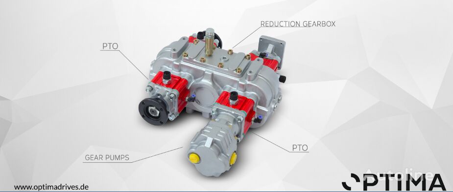 Optima Getriebe gearbox for combination sewer cleaner