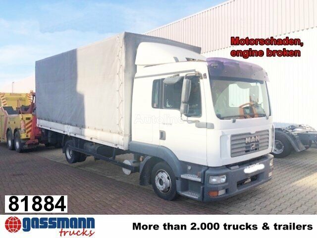 MAN TGL 8.210 BL 4x2 mit LBW, Motorschaden! tilt truck