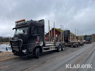 Mercedes-Benz  Arocs 963-7-E timber truck + timber trailer