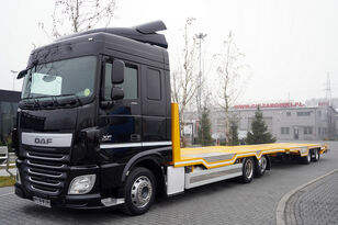 DAF XF460 FAR + Wecon PC trailer – NEW car transporter body on both  car transporter