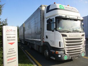 SCANIA G 4420 tilt truck + tilt trailer