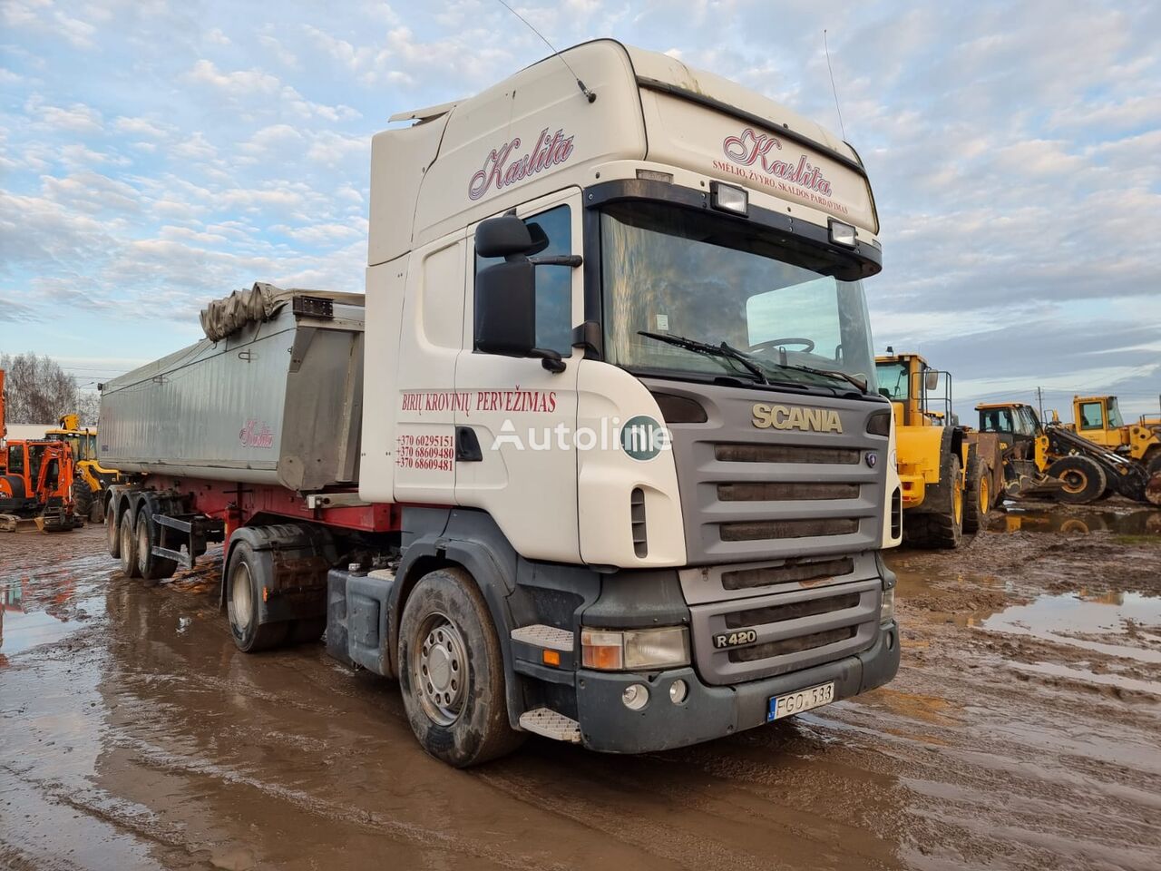 Scania R420 truck tractor
