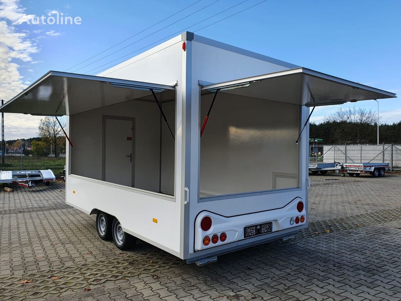 new Niewiadów CATERING TRAILER H20422HT 420x200x230 2000kg Verkaufs vending trailer